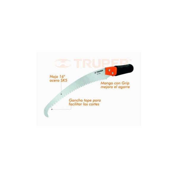 TRUPER SERRUCHO PODAR 40CMS MGO GRIP