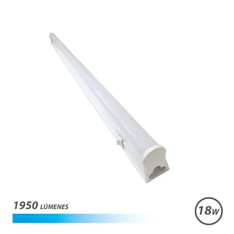 TUBO LED T5 18W 1950LM 120CM LUZ FRIA CON INTERRUP