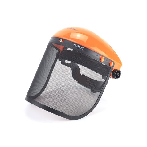 VISERA DE PROTECCION FACIAL METALICA NARANJA MADER