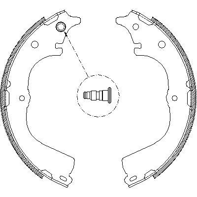 ZAPATAS FRENO TOYOTA DYNA 150 4RUNNER 4650 01 RH