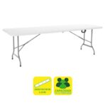 MESA DE RESINA PLEGABLE 240X74X74CM 3 5CM SUNGARDE