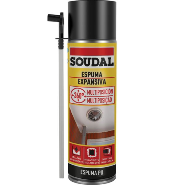 BOTE ESPUMA RELLENO CANULA  510ML SOUDAL