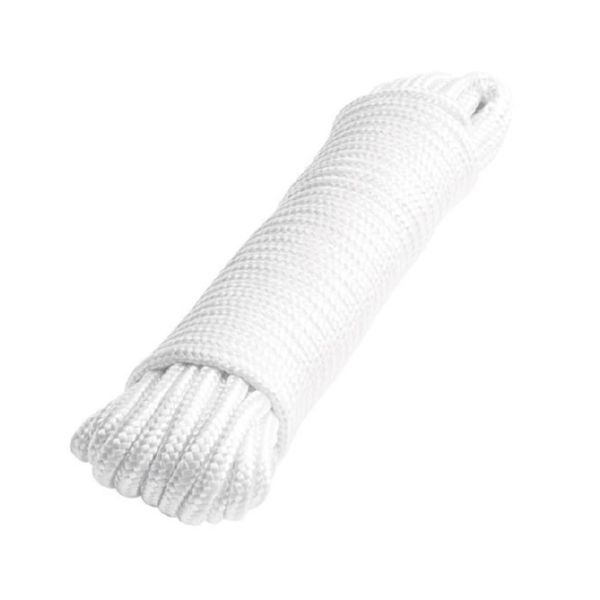 FIERO CUERDA POLIESTER BLANCA 6mmX50M