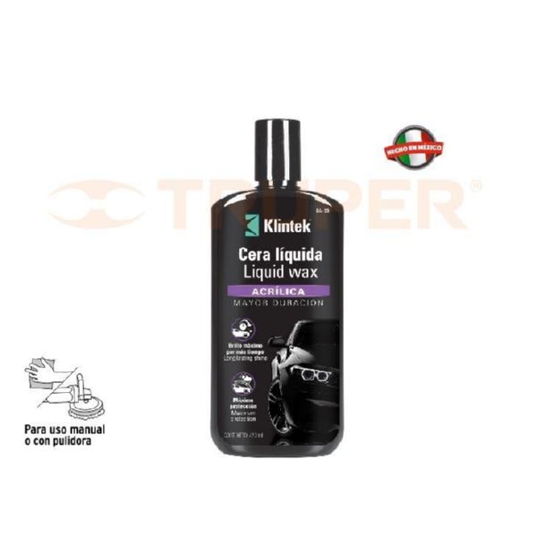 KLINTEK CERA LIQUIDA AUTO ACRILICA 473ml