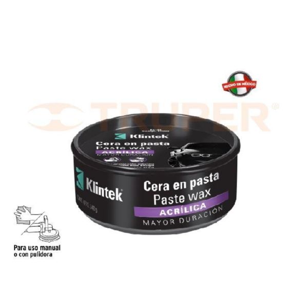 KLINTEK CERA PASTA ACRILICA AUTO 340g