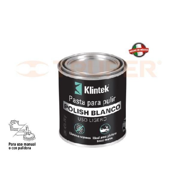 KLINTEK POLISH PASTA BLANCO USO LIGERO 250g