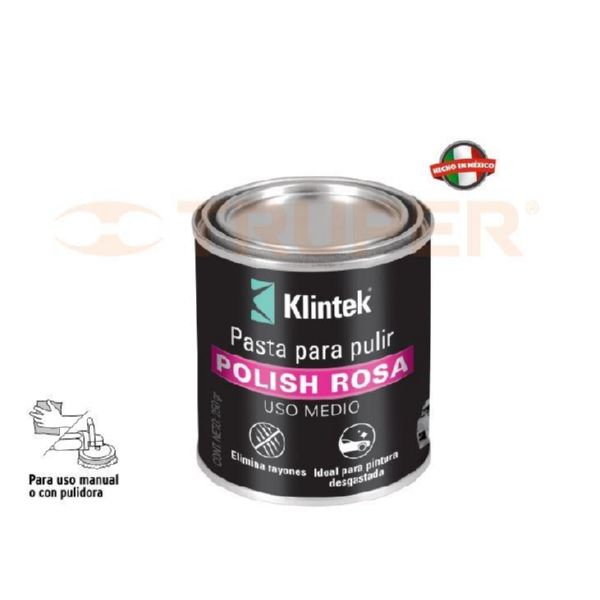 KLINTEK POLISH PASTA ROSA USO MEDIO 250g