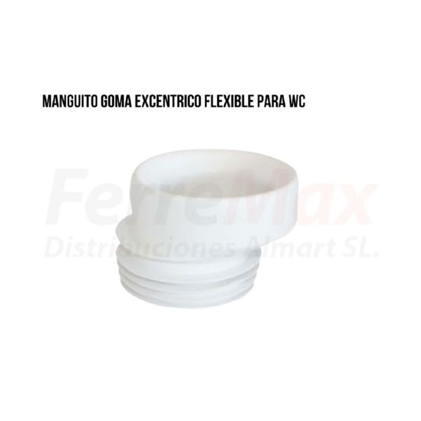 MANGUITO GOMA EXCENTRICO FLEXIBLE W C  ITALY