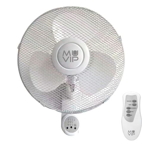 VENTILADOR DE PARED 45W 3 VELOCIDADES CON MANDO A