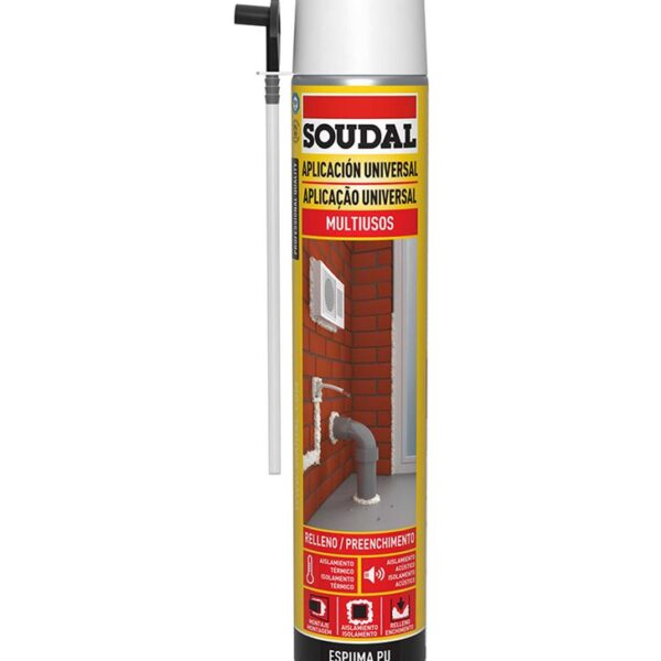 ESPUMA POLIURETANO CANULA 750ML SOUDAL