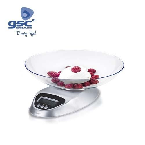 GSC BASCULA COCINA DIGITAL CON BOL 5Kg