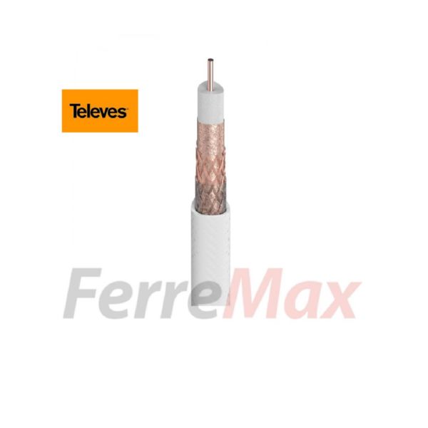 TELEVES CABLE RG6 DOBLE BLINDAJE COB-COB T100PLUS