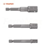 TRUPER JUEGO 3 ADAPTADOR 1/4-3/8-1/2'x75mm