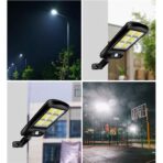 FAROLA LED COB SOLAR 4500LM   SENSOR   MANDO ELBAT