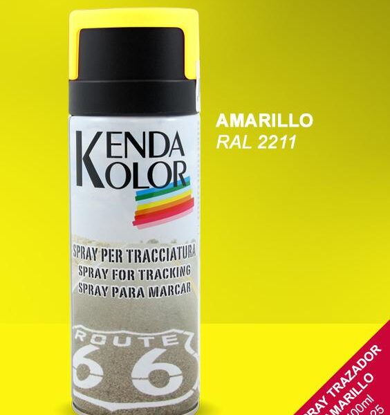 SPRAY MARCADOR AMARILLO 400ML KENDA