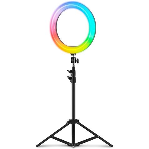 ARO DE LUZ RGB CON TRIPODE 150CM 1200 LUMENS CON M