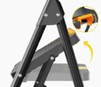 BRONCO ESCALERA HEAVY DUTY 2 PELDAÑOS NEGRA