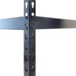ESTANTERIA METÁLICA NEGRA 5 BALDAS 183X90X45CM BLI