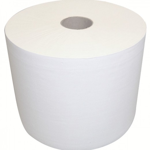 BOBINA INDUSTRIAL GRANDE 2 CAPAS BLANCA 4KG