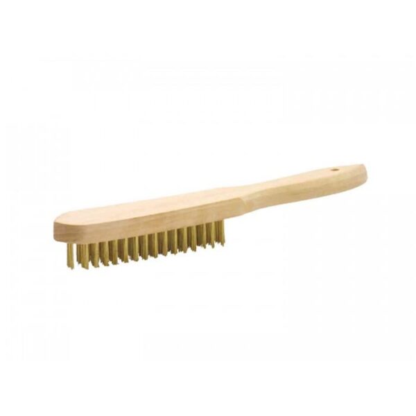 CEPILLO ALAMBRE 5 FILAS MANGO MADERA FECIN