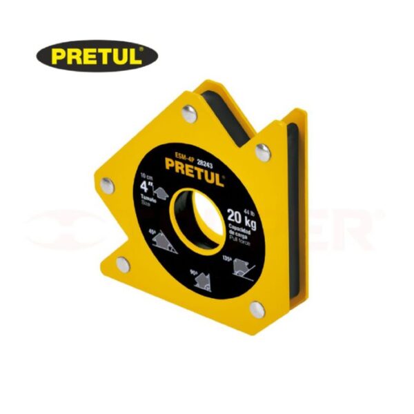 PRETUL ESCUADRA MAGNETICA 4  102mm-20kgs
