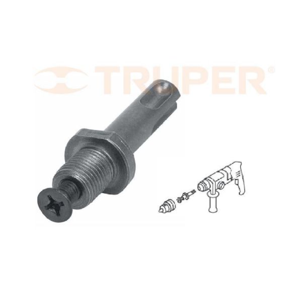 TRUPER ADAPTADOR TALADRO SDS PLUS A 13mm