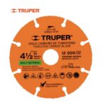 TRUPER DISCO MULTIMATERIAL 115mm TUNGSTENO 1 2mm