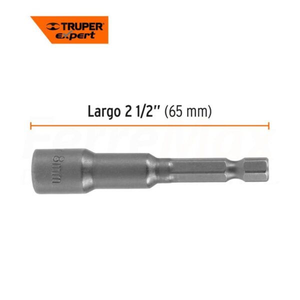 TRUPER EXPERT PUNTA DADO 65mmX8mm