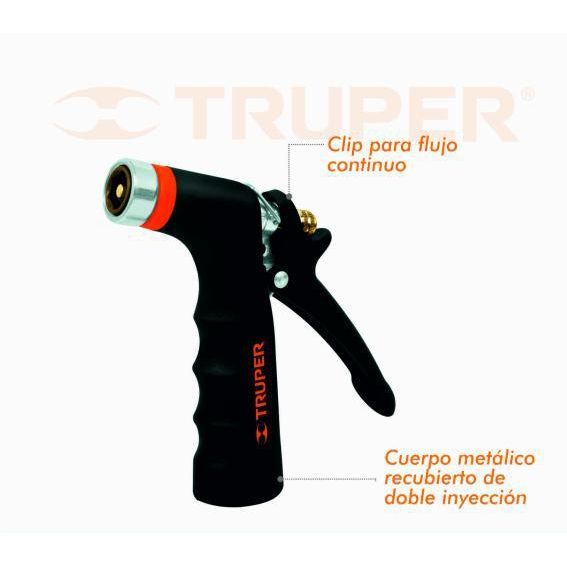 TRUPER PISTOLA RIEGO METAL GRIP 2funcion