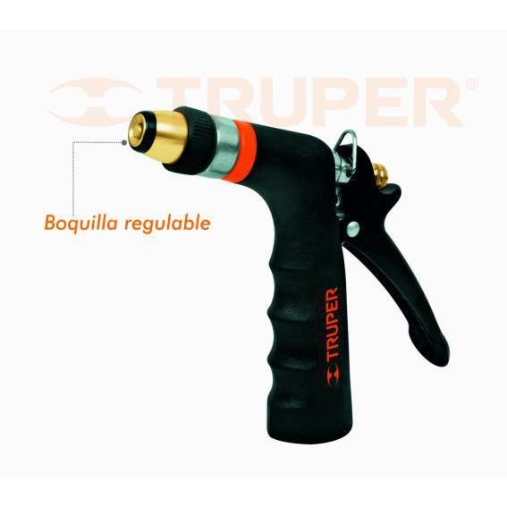 TRUPER PISTOLA RIEGO METAL GRIP REGULABLE