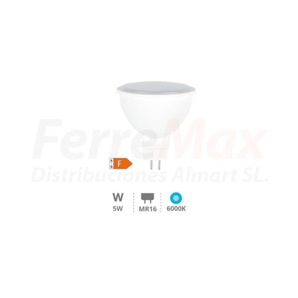 GSC LAMPARA LED DICROICA MR16-5W-6000K