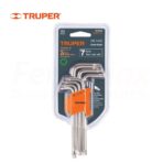 TRUPER JUEGO 7 LLAVES TORX LARGAS