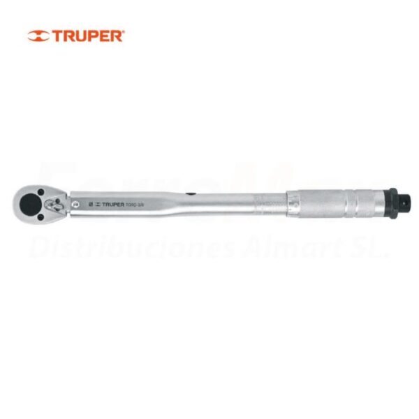 TRUPER TORQUIMETRO DADO 3/8' DE 7-108Nm ESTUCHE