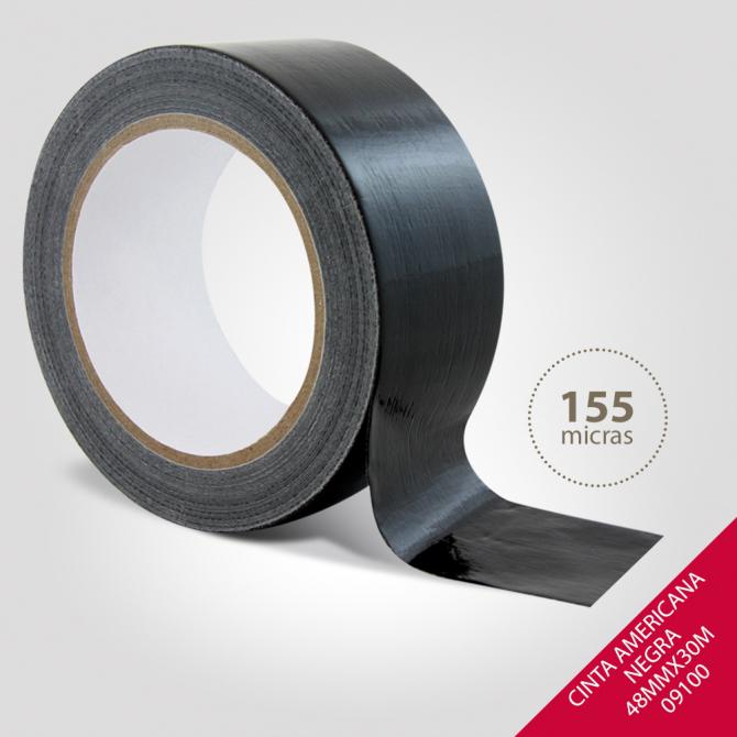 CINTA AMERICANA NEGRA 48MMX30M
