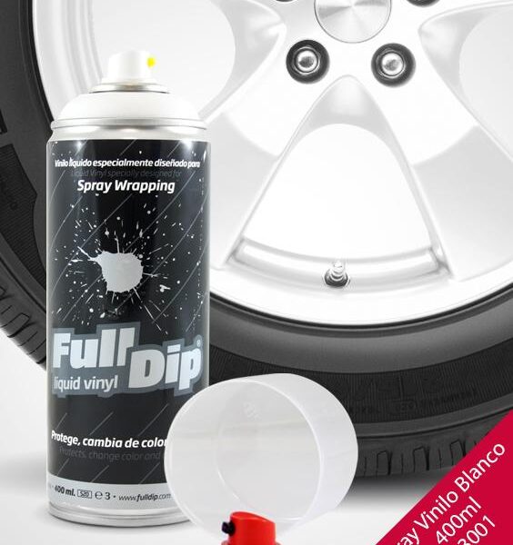 SPRAY VINILO FULLDIP BLANCO 400ML FLD002