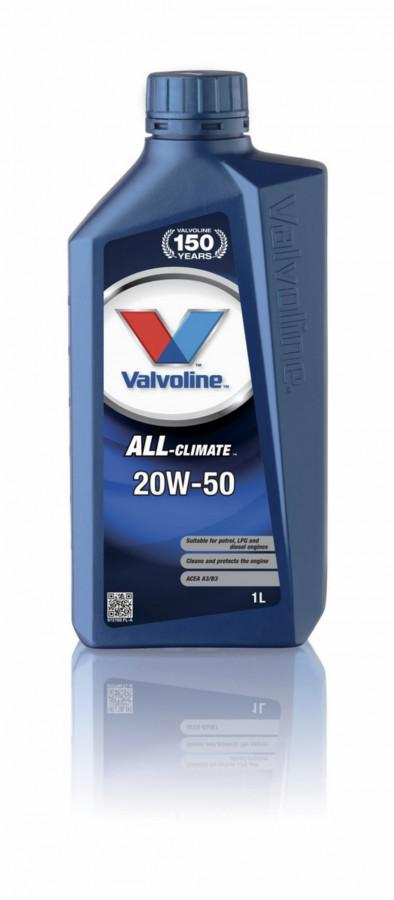 Aceite de motor ALL CLIMATE 20W50 1L  Valvoline
