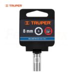TRUPER DADO HEXAGONAL CROMO VANADIO 1/4x8mm