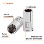 TRUPER DADO HEXAGONAL CROMO VANADIO 1/4x8mm