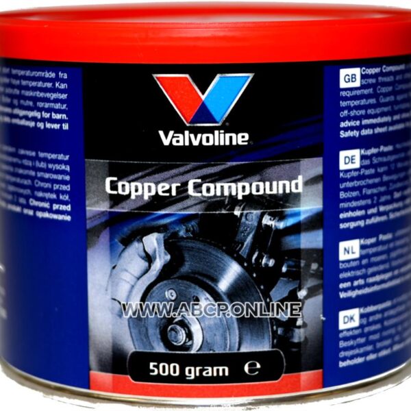 grasa de cobre coper compound 500g VE5301 valvolin