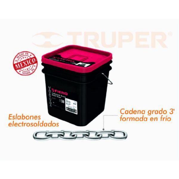 FIERO CADENA PULIDA GRADO 30/6mm