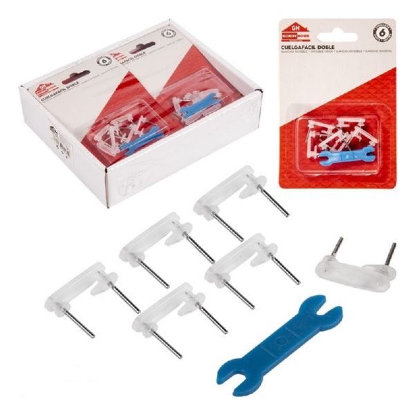 GORDY CUELGA FACIL PARED 10piezas