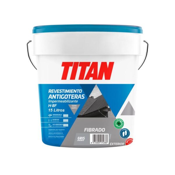 PINTURA IMPERMEABILIZANTE ANTIGOTERAS FIBRAS H8F S