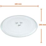 PLATO VIDRIO 245MM PARA MICROONDAS MUVIP