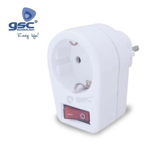 GSC ADAPTADOR SIMPLE C/INTERRUPTOR SUCKO 