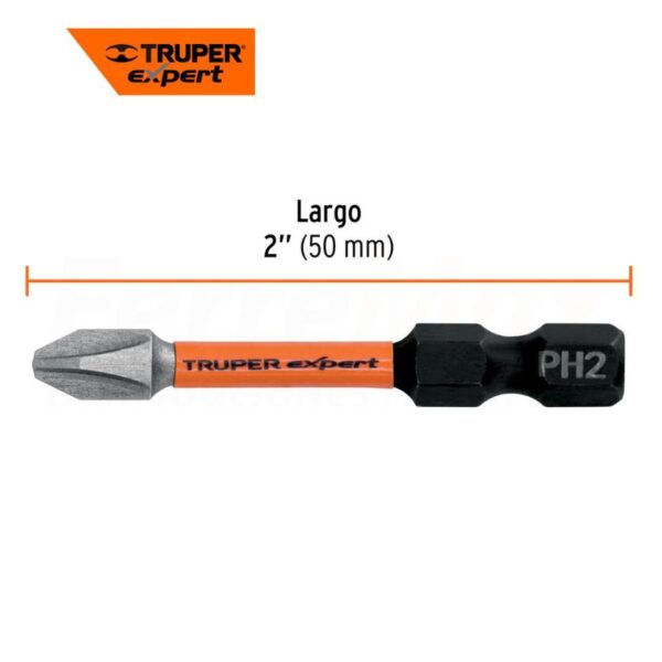 TRUPER EXPERT PUNTA IMPACTO PHILLIPS PH2-50mm