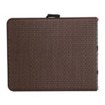 MESA DE RESINA PLEGABLE EFECTO RATÁN 180X74X74CM 3