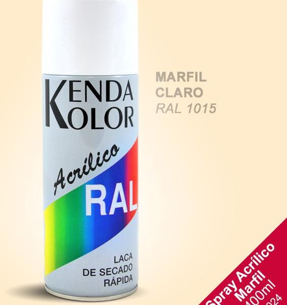 SPRAY MARFIL CLARO BRILLO RAL1015