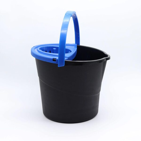 CUBO HYGIENIC-REDONDO-NEGRO-AZUL 14L